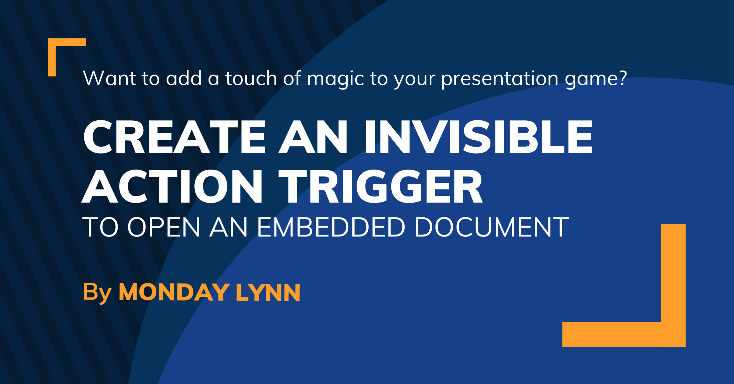 Create an Invisible Action Trigger to Open an Embedded Document